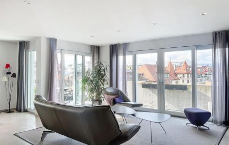 Magnifique appartement meublé en attique avec vue imprenable