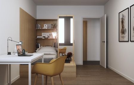 Chambre meublée en colocation dans un appartement de 101m2, 3 colocataires