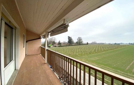 Appartement meublé de 3 pièces avec balcon à Meinier