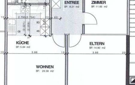 Zeitgemässe 3 Zimmer Wohnung in Zentrumsnähe von Niederuzwil