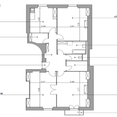 Appartement de 4 pièces au 2ème étage