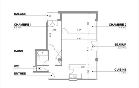 Appartement 4 pièces  | Grand-Pré
