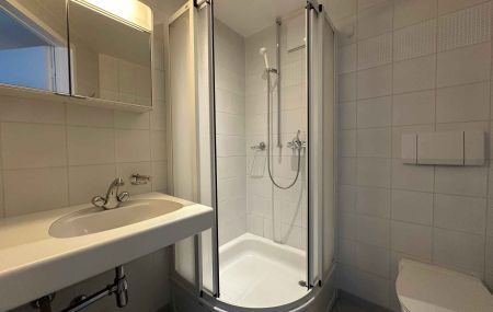 Studio meublé en attique avec balcon au centre ville