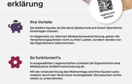 MIETEN OHNE KAUTION - Nähe Flughafen Zürich
