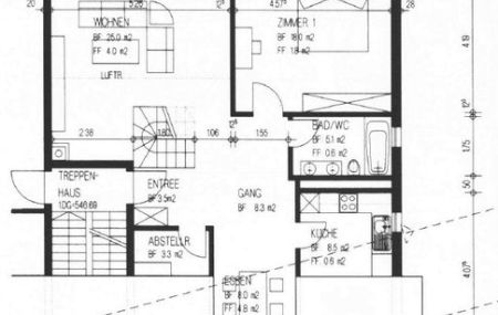 Maisonette-Dachwohnung mit viel Licht und Luft