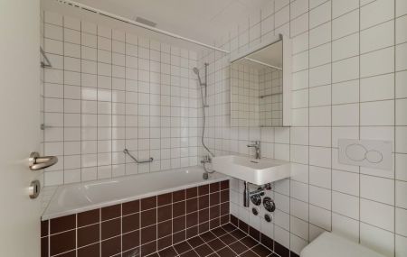 Moderne Architektur: 4.5-Zimmer-Wohnung im offenen Riegelbau