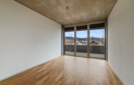 Moderne Architektur: 4.5-Zimmer-Wohnung im offenen Riegelbau