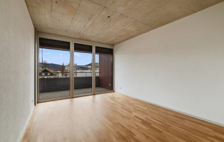 Moderne Architektur: 4.5-Zimmer-Wohnung im offenen Riegelbau