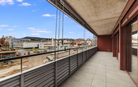 Moderne Architektur: 4.5-Zimmer-Wohnung im offenen Riegelbau