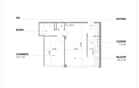 Appartement 3 pièces  | Grand-Pré