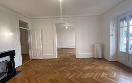 Magnifique appartement de 6 pièces rénové vue lac proche quai Wilson
