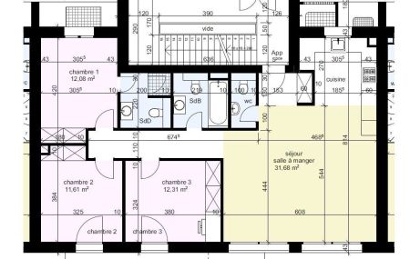Appartement de 5 pièces à Bellevue