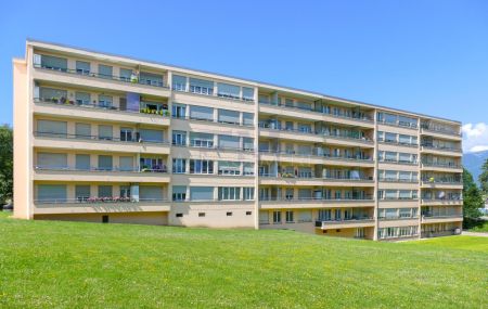 Meyrin - Avenue de Vaudagne - Appartement 3 pièces au rez-de-chaussée