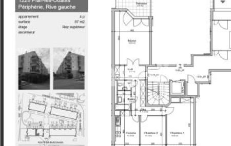 Appartement 4 pièces - Chemin du Daru 13 Plan-les-Ouates