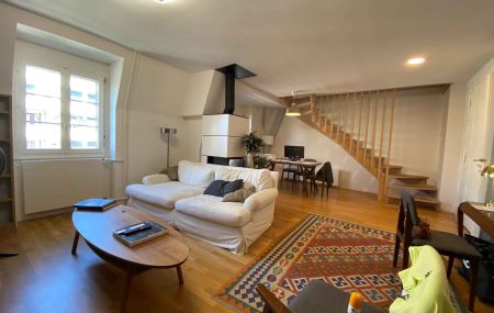 Appartement meublé de 4 pièces en duplex à la Servette