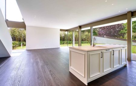 Appartement neuf de 5 pièces en duplex avec jardin à Hermance