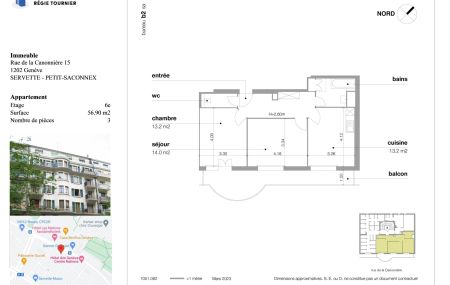 Quartier du Grand-Pré – Appartement de 3 pièces au 6ème…
