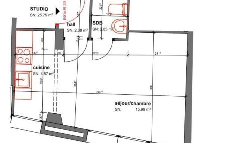 Appartement 1 pièce  | Vieille-Ville