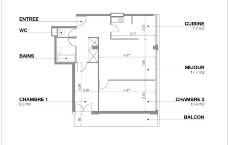 Appartement 4 pièces  | Grand-Pré