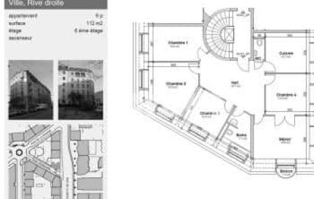 Appartement 6 pièces - Rue de la Servette 43 Genève