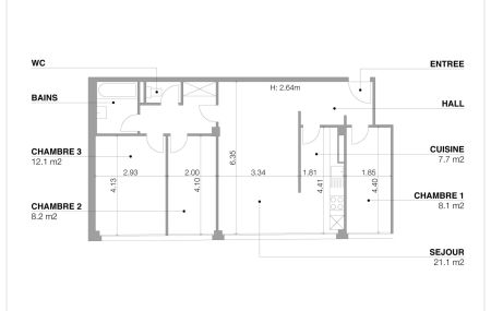 Appartement 4.5 pièces  | Grand-Pré
