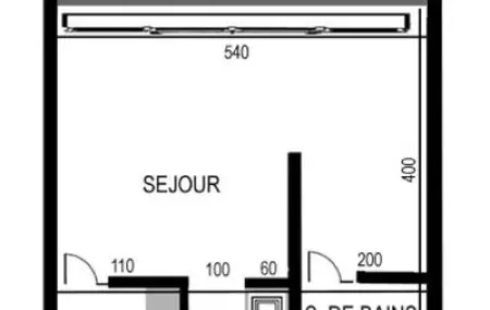 Appartement 2 Pièces, 40 m²