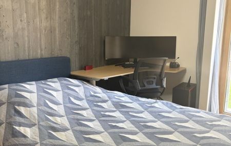 Appartement traversant de 3 pièces au rez