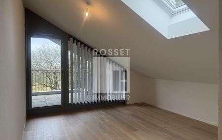 Magnifique appartement mansardé de 3 pièces au 2ème étage
