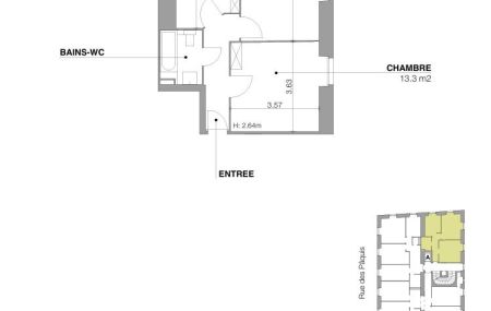 Appartement de 3 pièces au cœur des Pâquis
