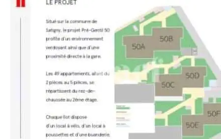 Appartement 5 pièces - Chemin de Pré-Gentil 50 C Satigny