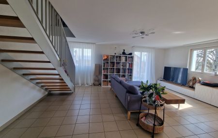 Bel appartement de 5 pièces spacieux en duplex avec un balcon