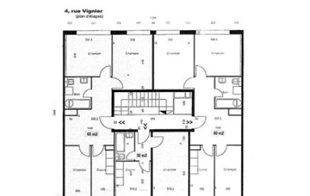 Appartement 4 Pièces, 60 m²