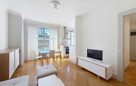 Appartement de 2 pièces - séjour, chambre, petite cuisine - meublé (ou non meublé) à Champel