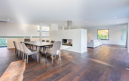 Magnifique villa contemporaine avec piscine et vue lac à Hermance