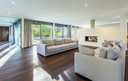Magnifique villa contemporaine avec piscine et vue lac à Hermance